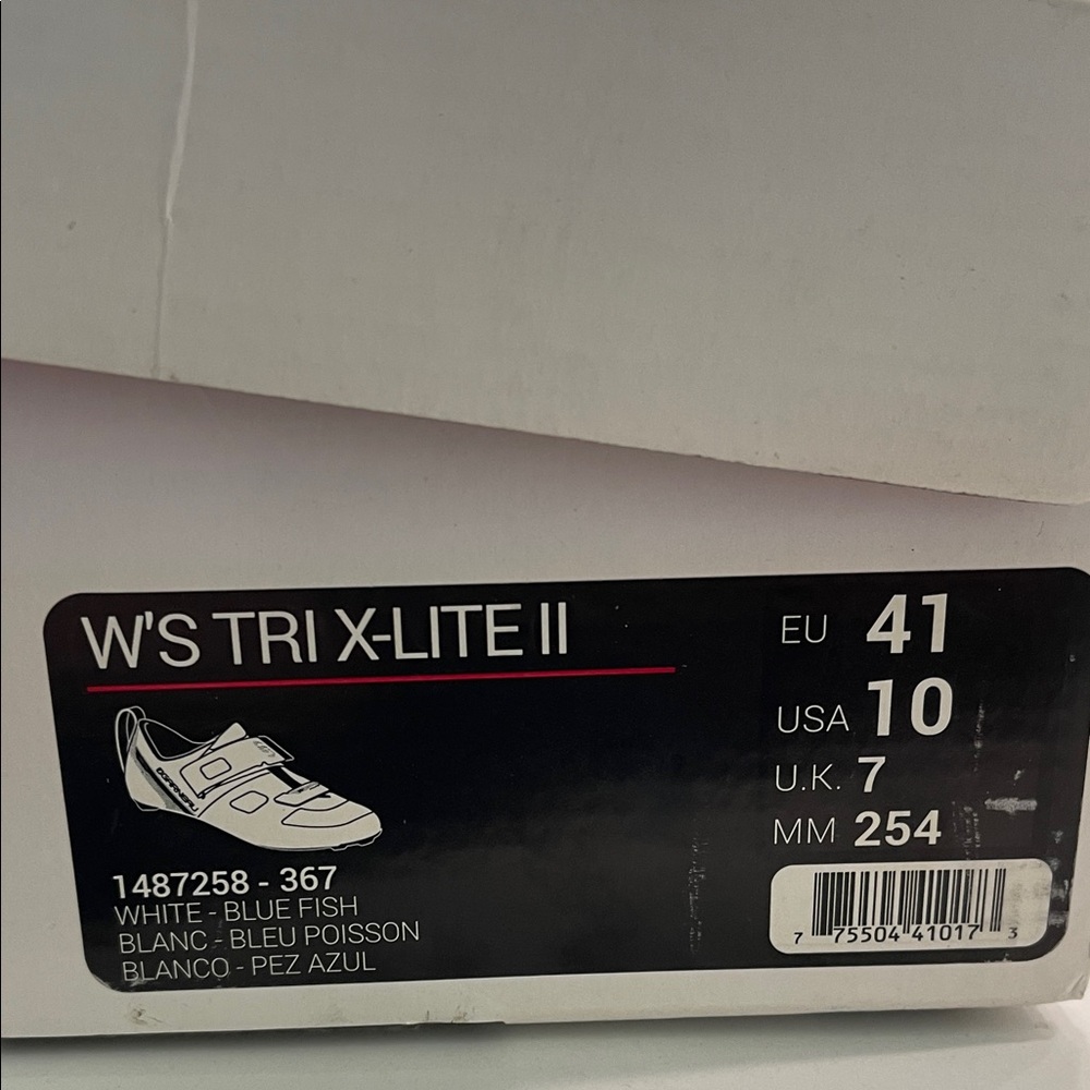 Garneau Women’s Tri X-Lite II cycle shoes, EU 41, USA 10. Brand New.